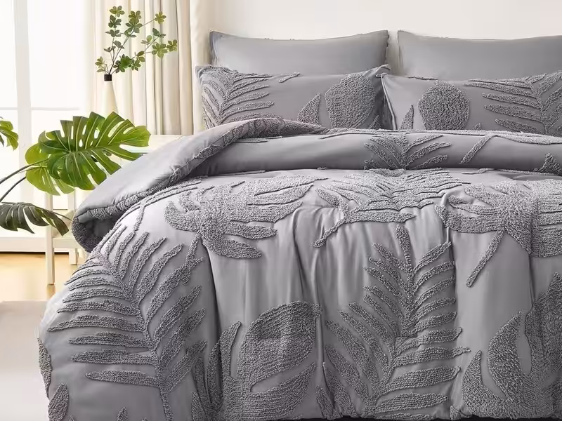 cotton jacquard comforter sets